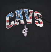 Cleveland Cavaliers Americana NBA Black Graphic T-Shirt